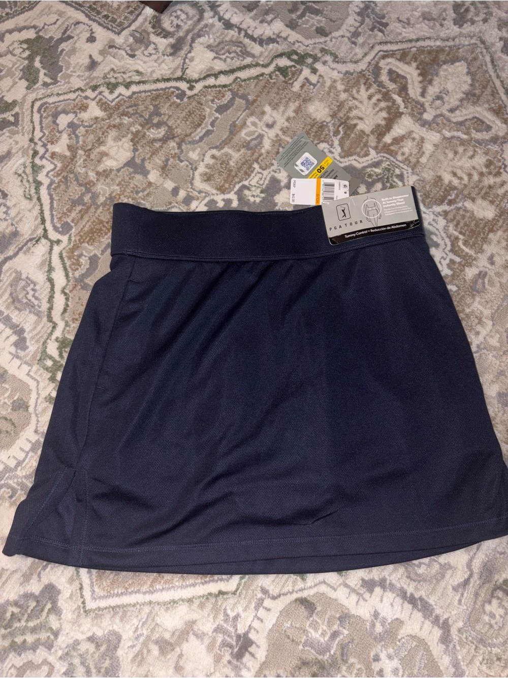 Women’s Navy Active Skort - Performance Tennis Skirt PGA TOUR